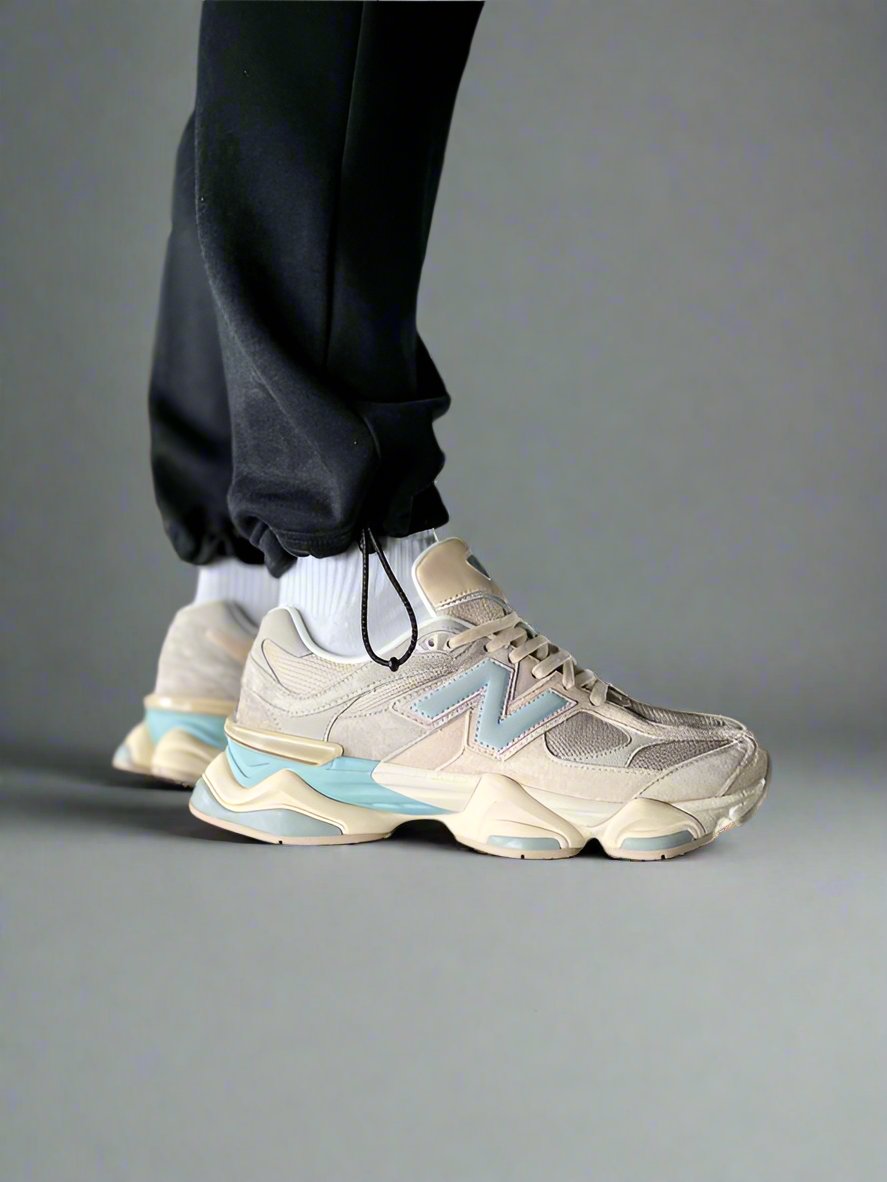 New Balance 9060 Ivory Cream Pink Sand