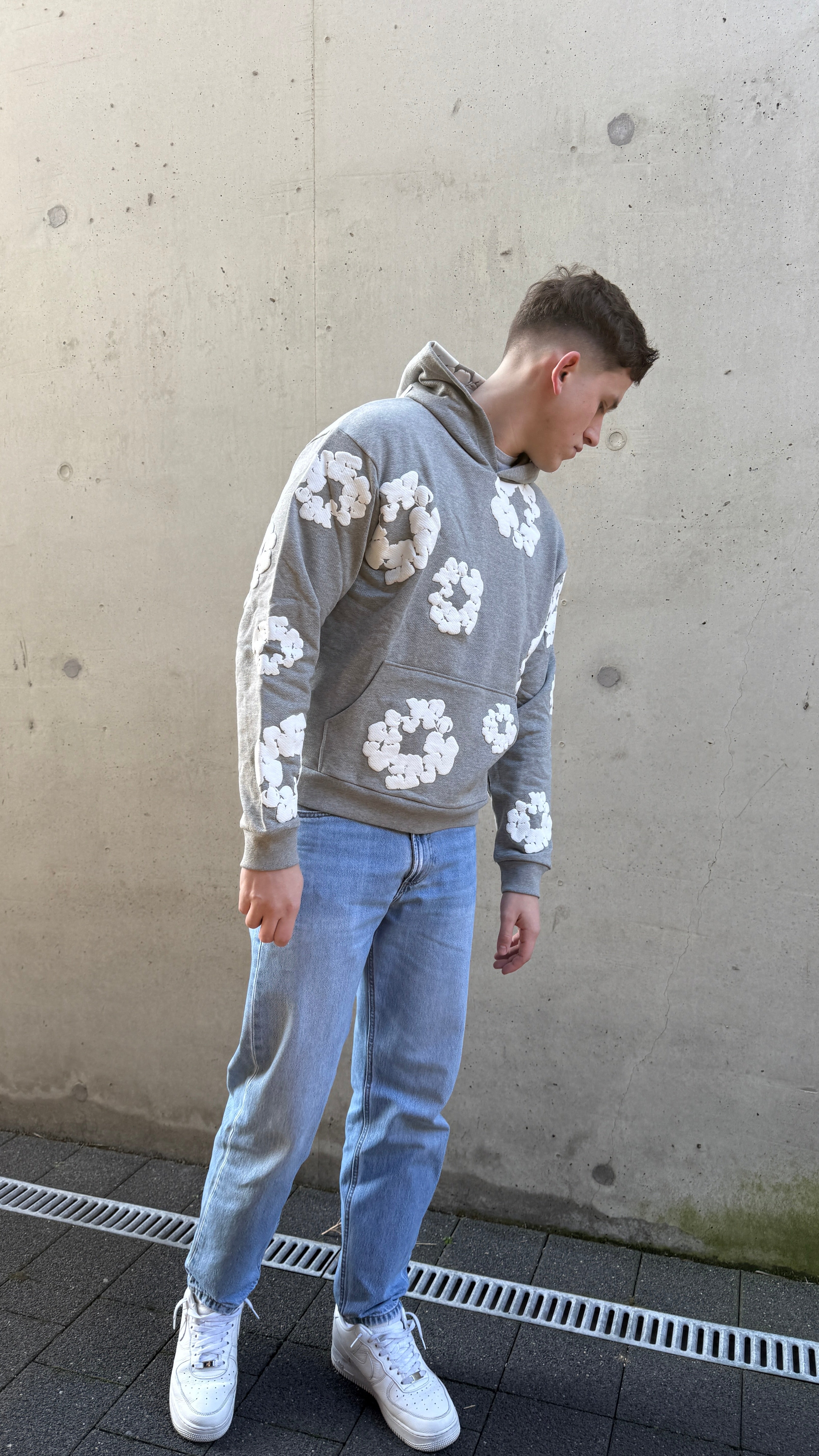 Denim Tears The Cotton Wreath Sweatshirt Grey