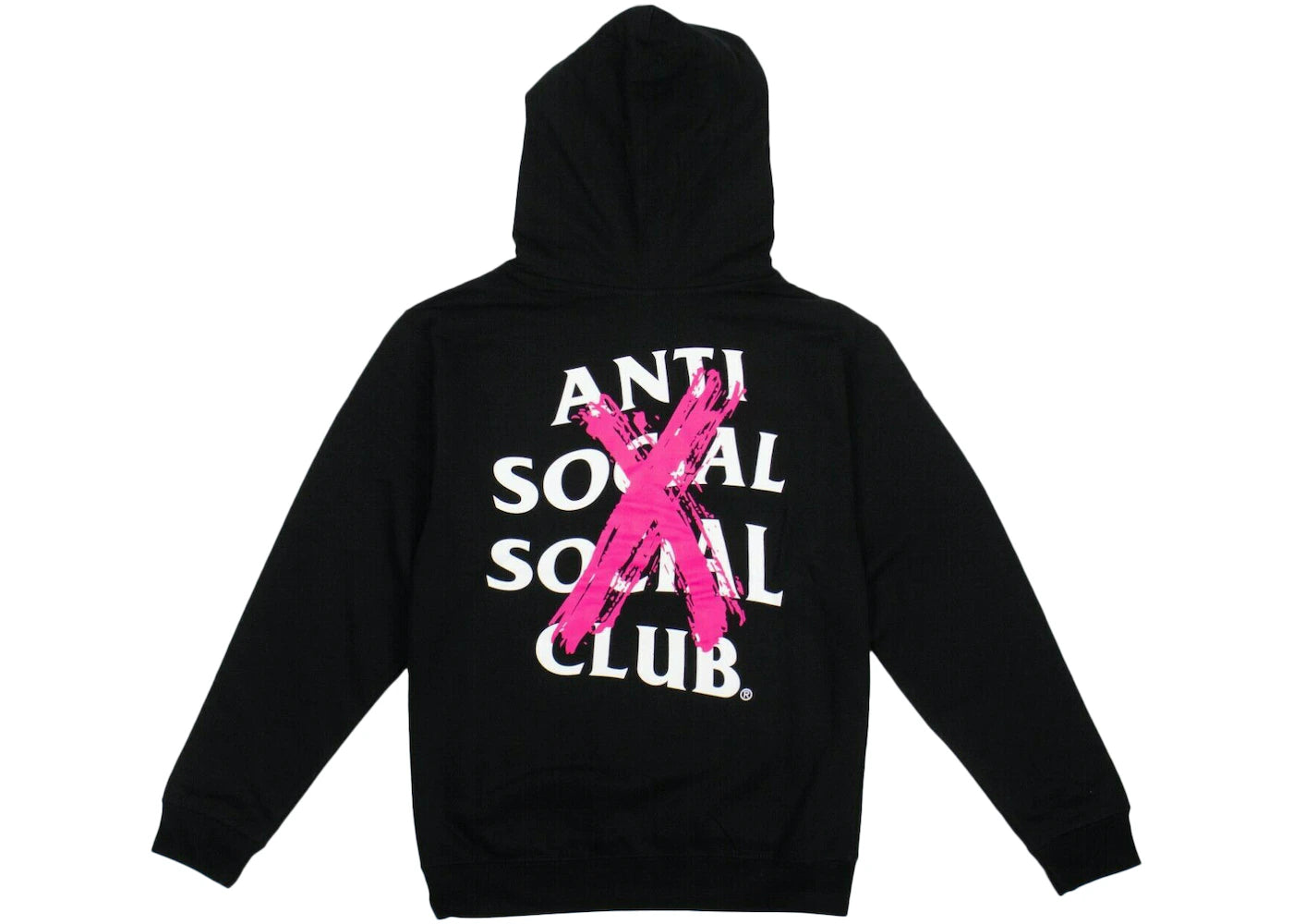 Graphic Hoodie Anti Social Social Club Pink Hoodie Real Anti