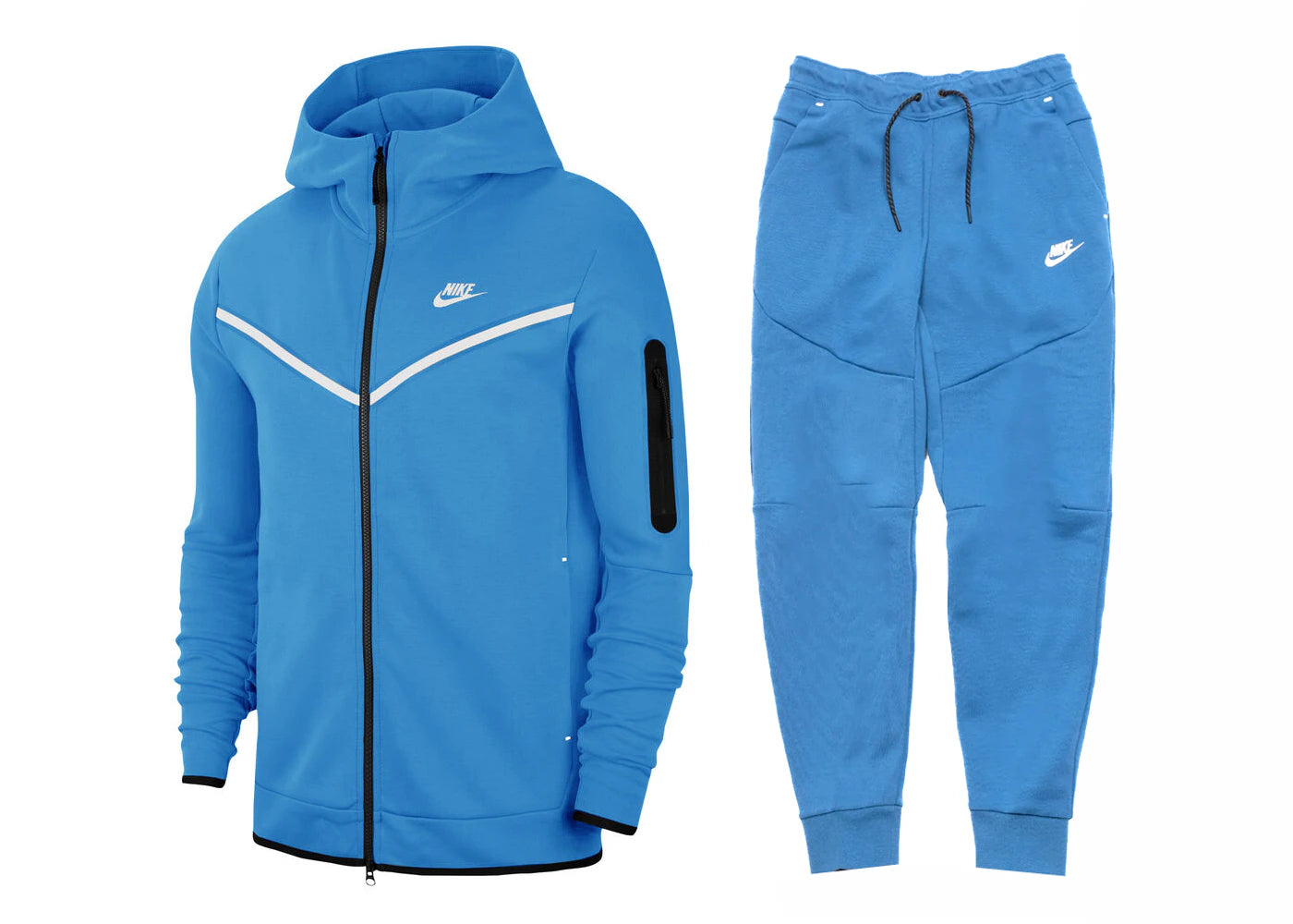 Blue And White Nike Tech Tracksuit Nike Sportswear Tech Fleece