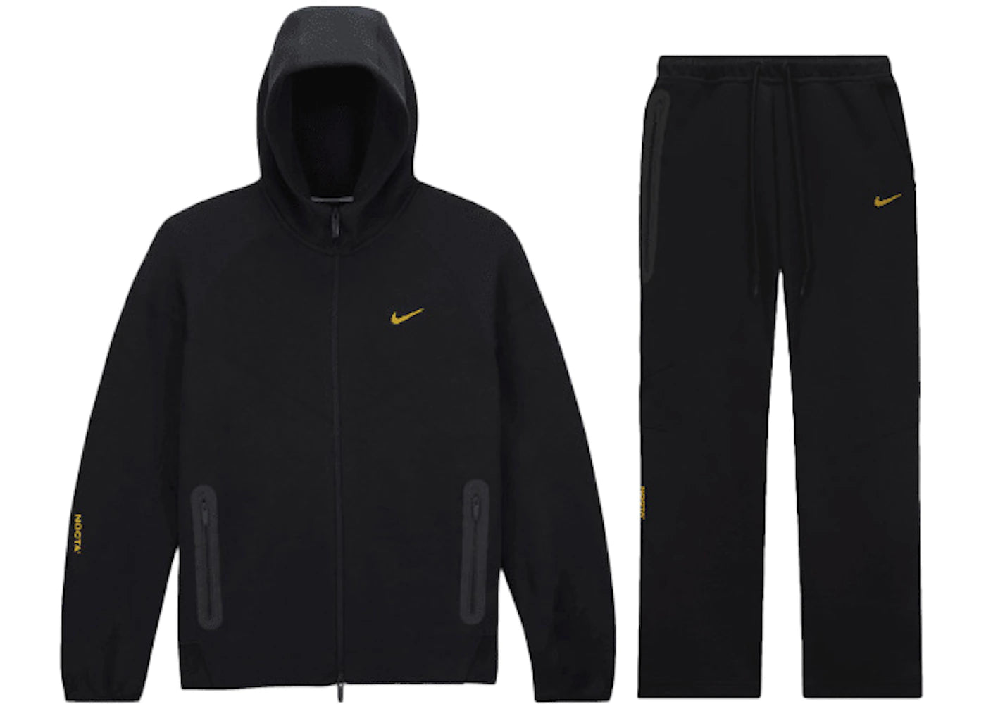 Nike x NOCTA Tech Fleece Hoodie Joggers Set Black Relace