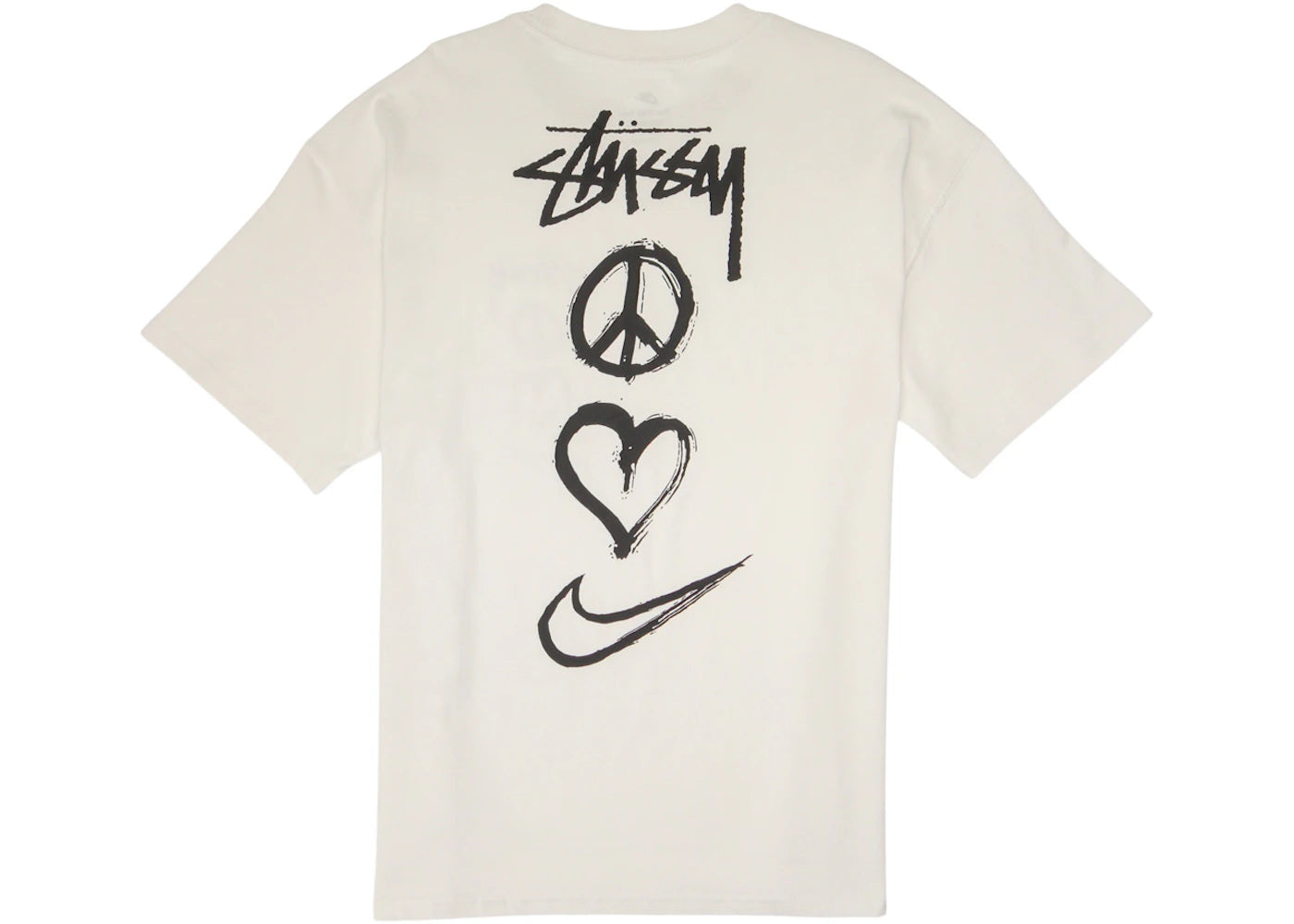 Nike x Stussy Peace, Love, Swoosh T-shirt (US Sizing) White – Relace