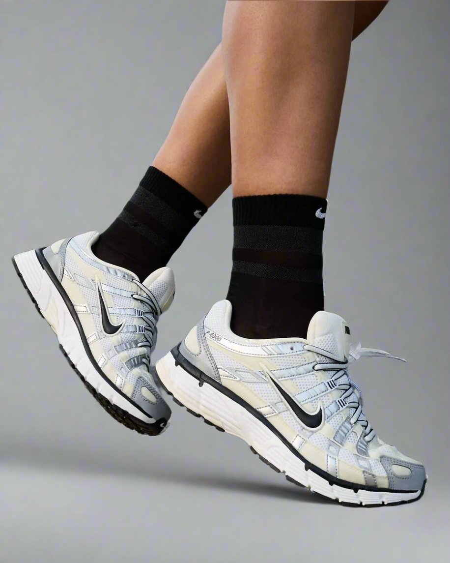 Nike P-6000 Coconut Milk Metallic Silver (Women's)