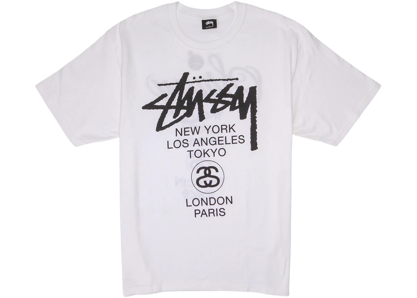 Stussy World Tour T-shirt White – Relace