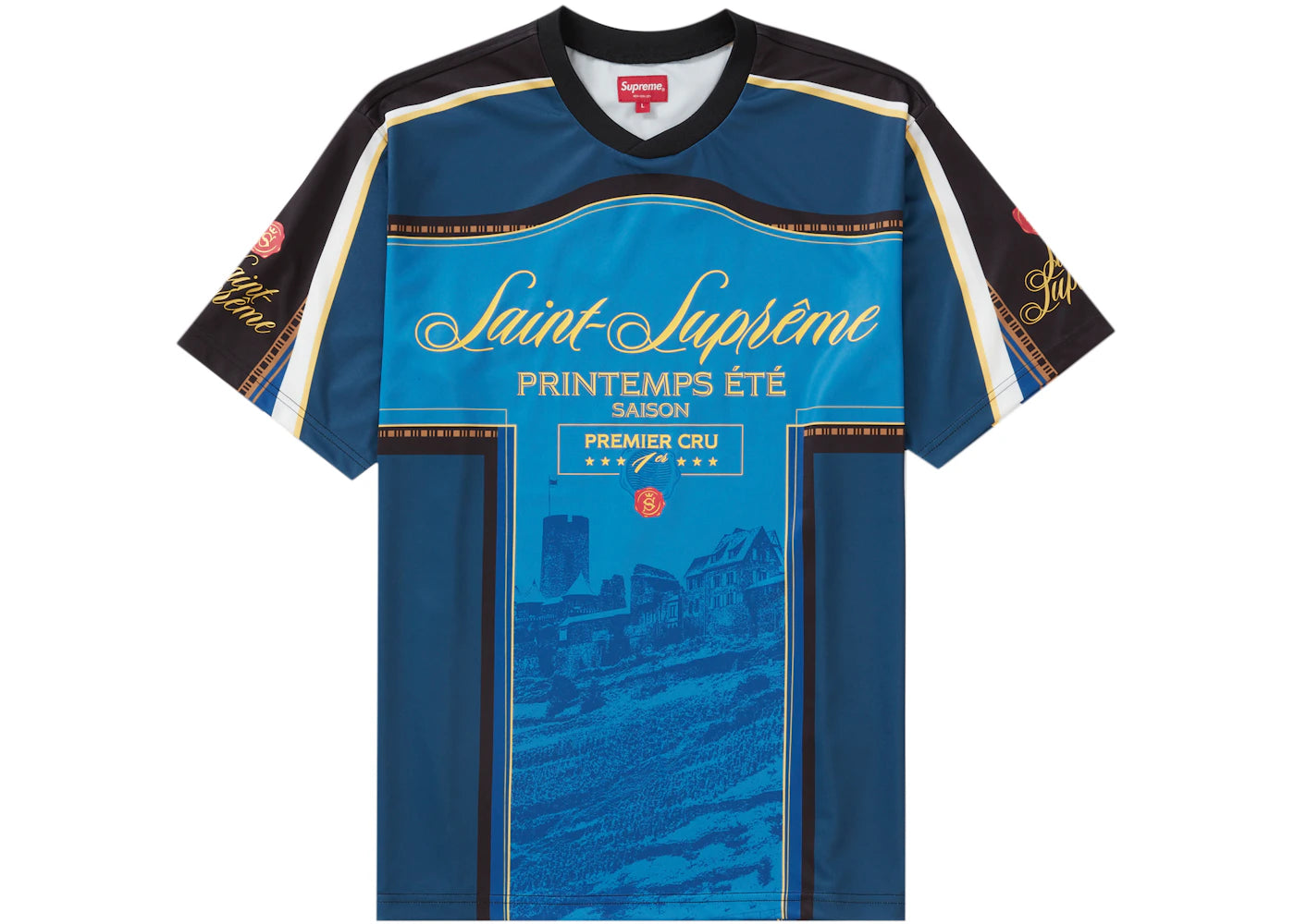 【激レア】Supreme Premier Soccer Jersey Supreme Premier Soccer Jersey Navy – Relace