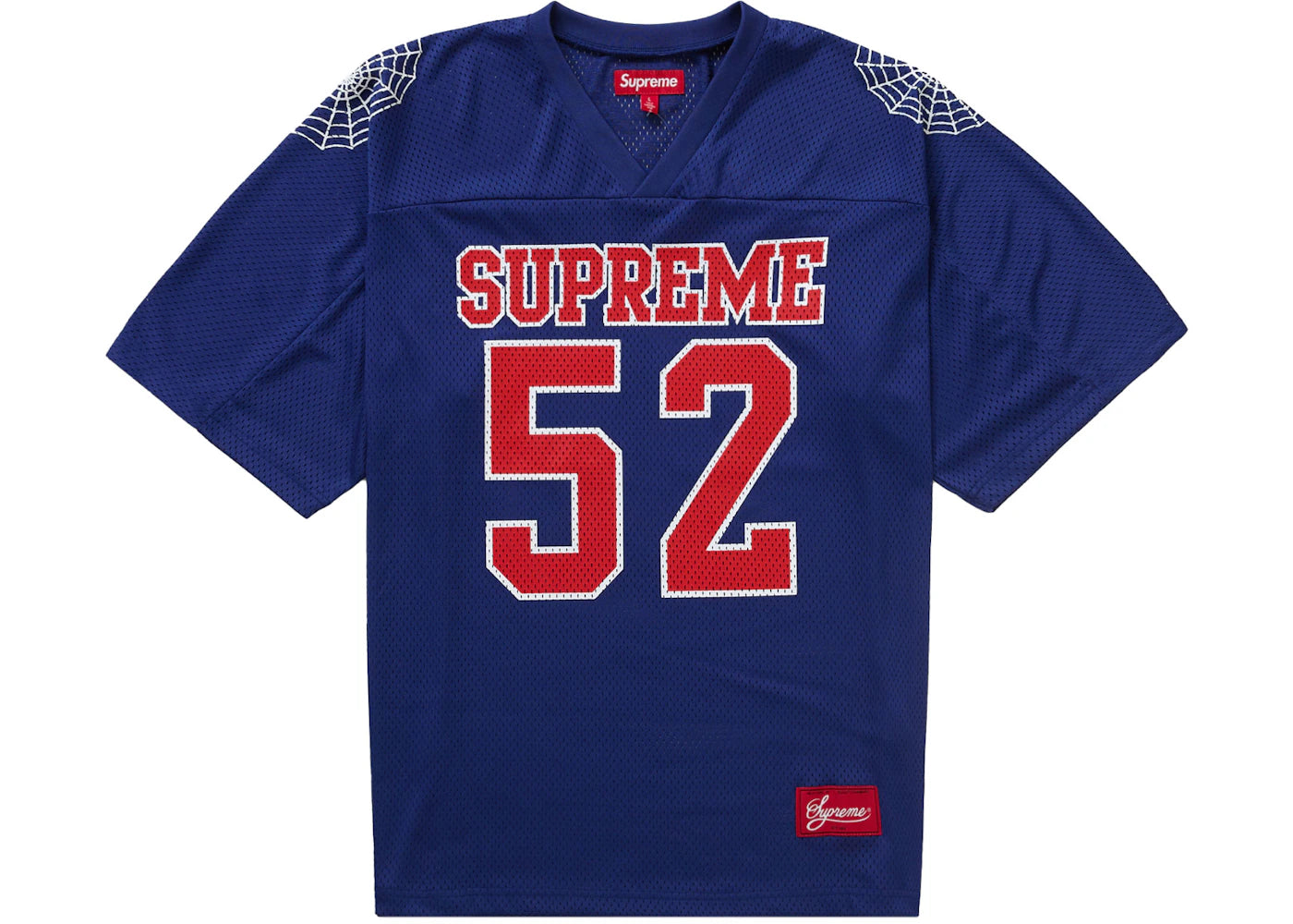 Supreme Spiderweb Football Jersey Navy – Relace