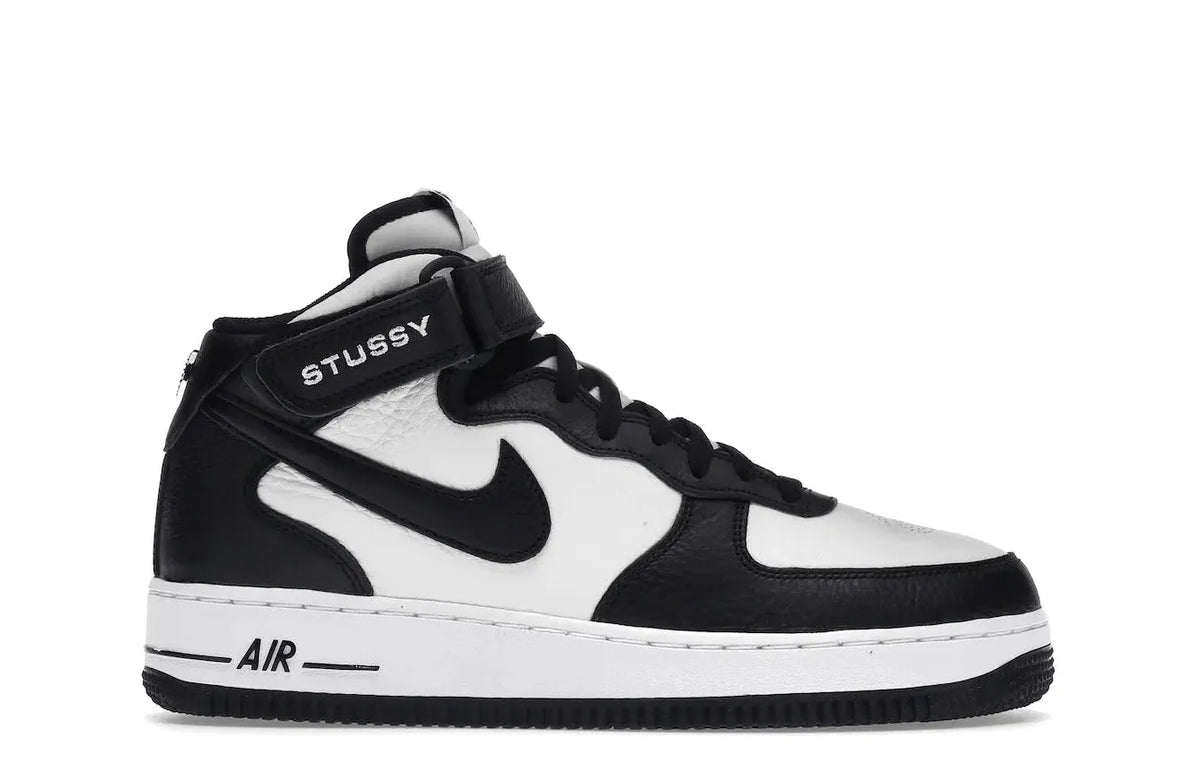 Nike Air Force 1 Mid Stussy Light Bone Black â Relace