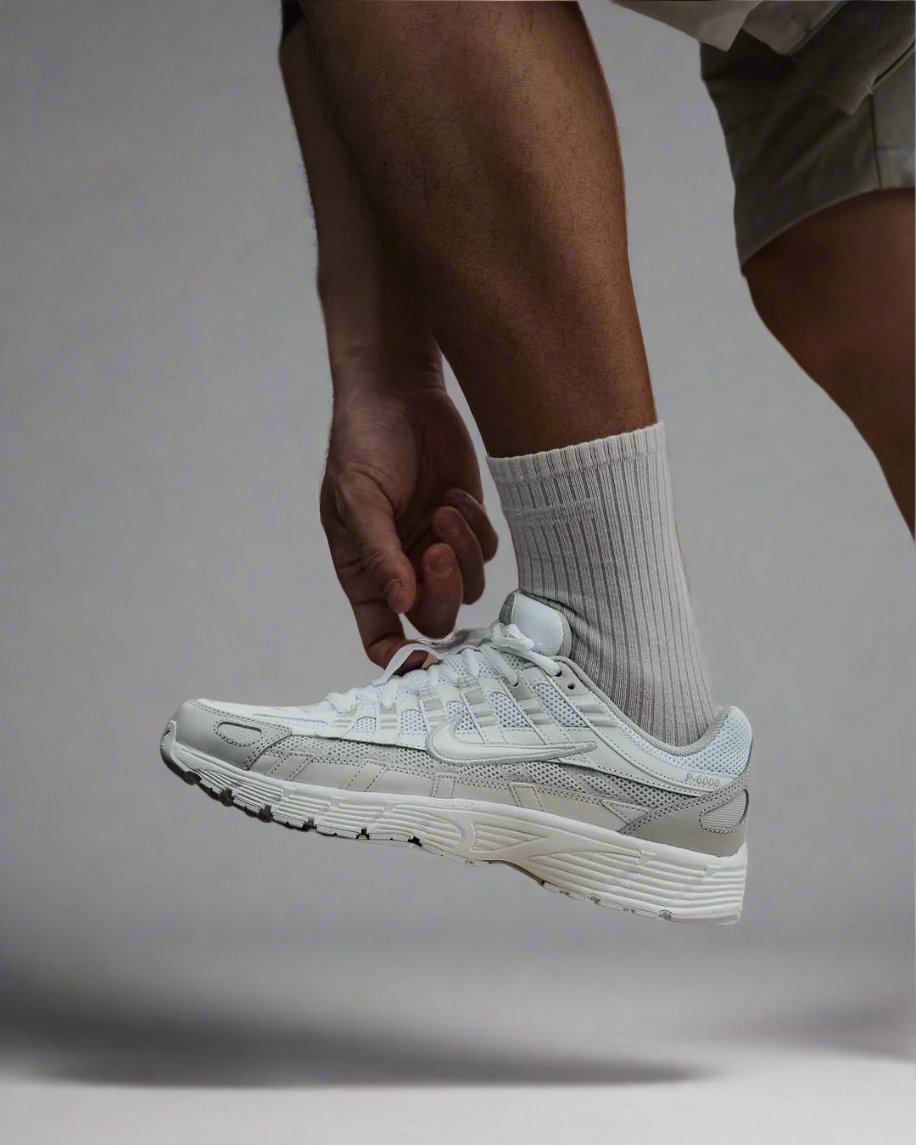 Nike P-6000 White Sail Vast Grey