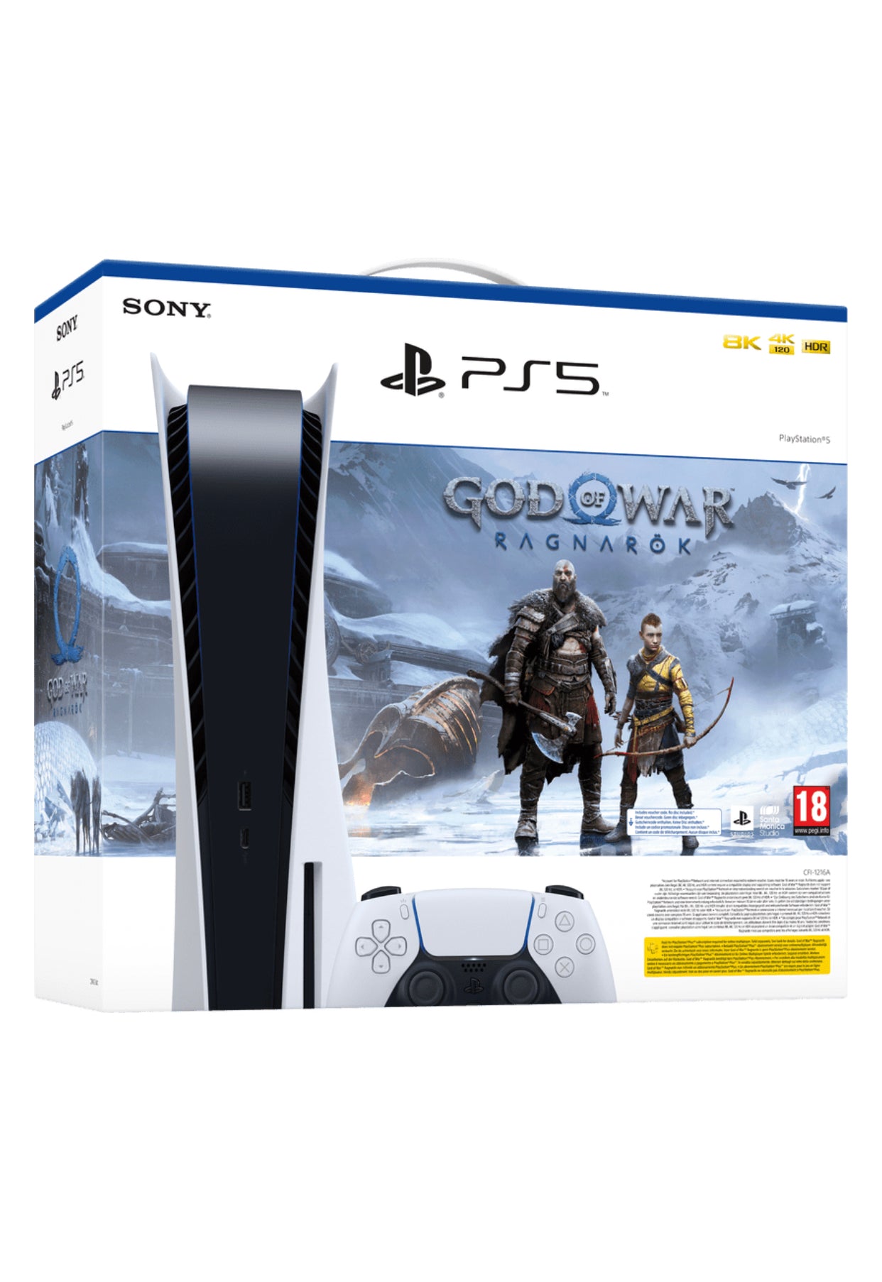 Playstation PS5 (Disc) + God of War: Ragnarok