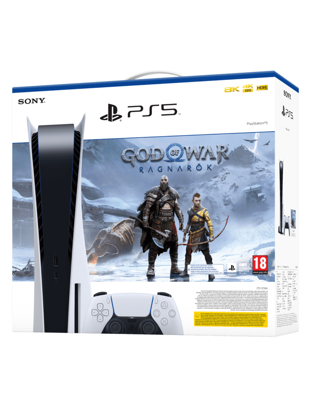 Playstation PS5 (Disc) + God of War: Ragnarok