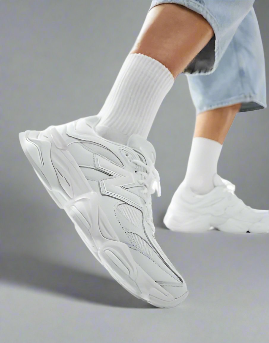 New Balance 9060 Triple White – Relace