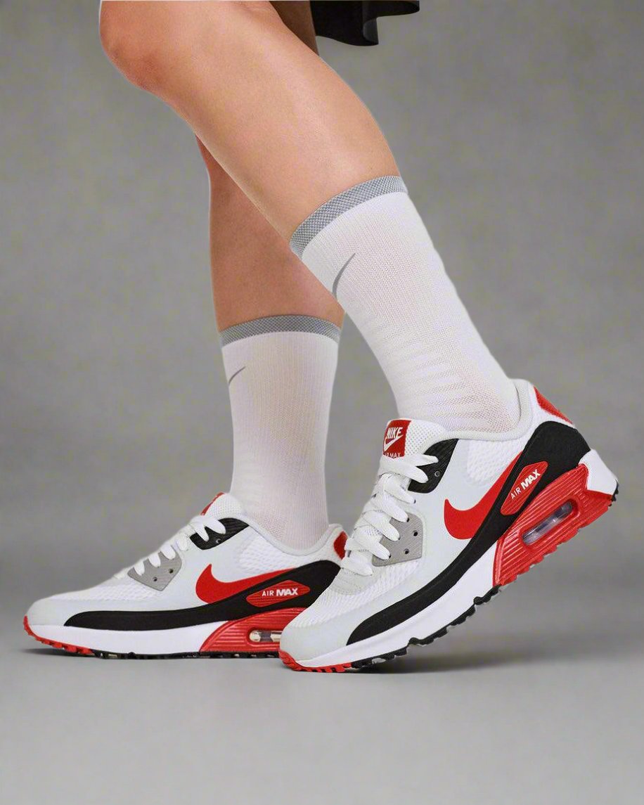 Nike Air Max 90 Golf White Black University Red