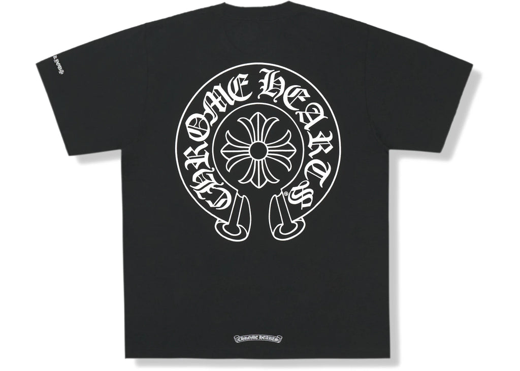 ウェア Chrome Hearts Horse Shoe Logo Pocket Chrome Hearts Chrome Hearts Horse Shoe Logo Pocket - Black T-Shirt