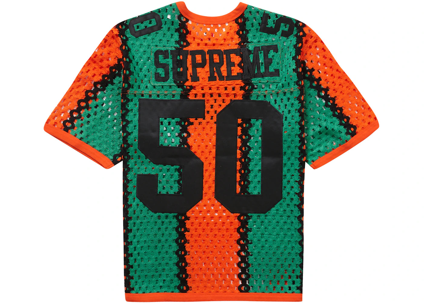 Supreme Crochet Football Jersey Orange – Relace