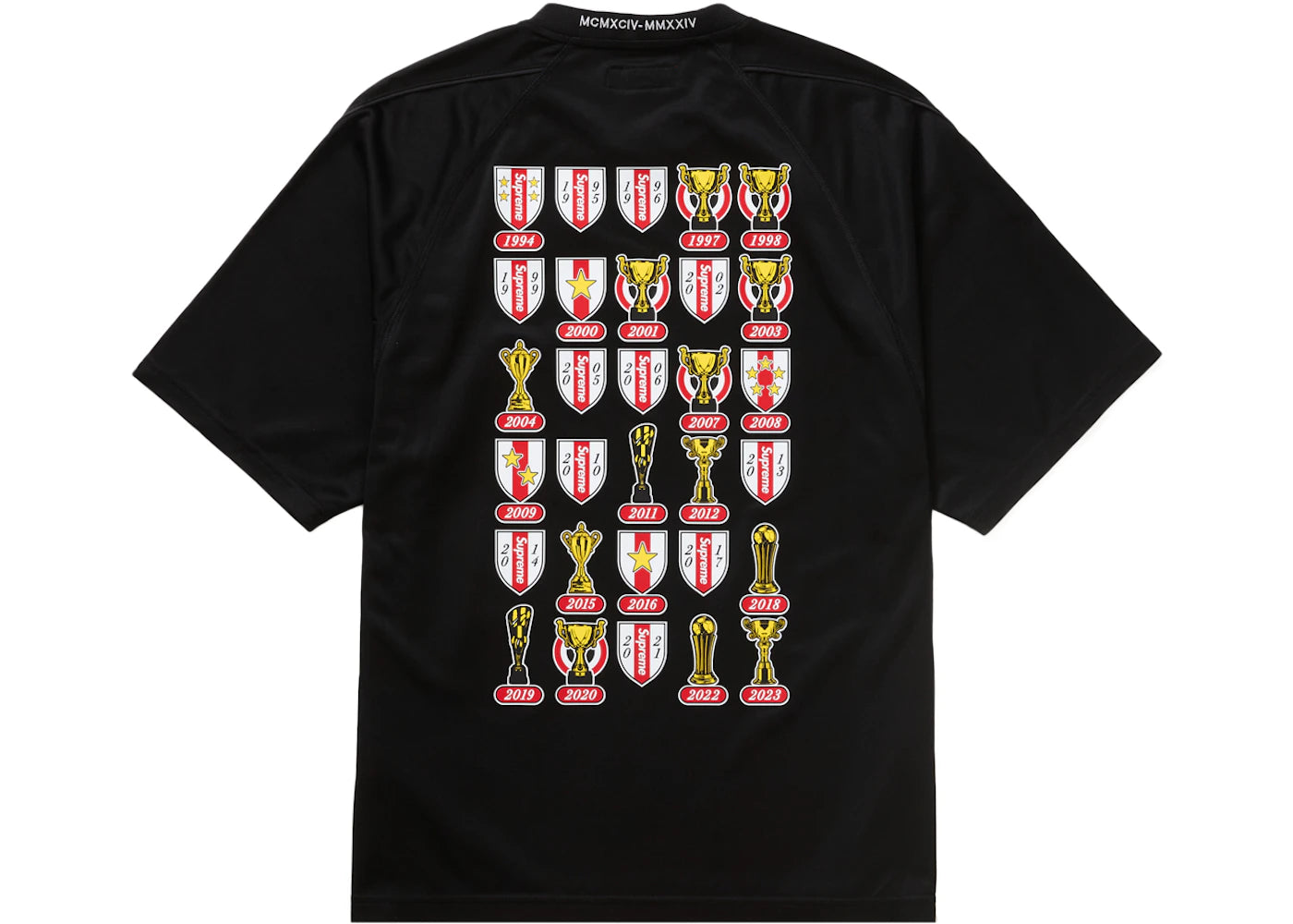 Supreme Jacquard Soccer Jersey Black – Relace